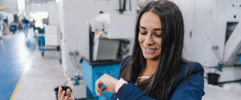 Woman Checking her Watch