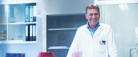 Scientist standing in a laboratory