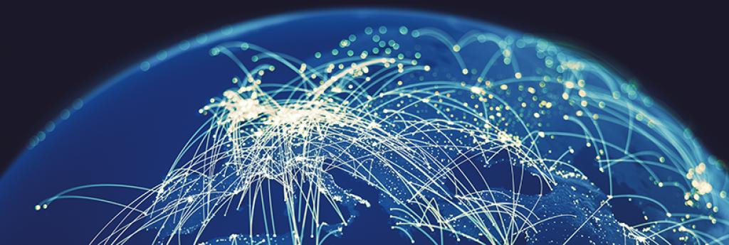 International connections on world map | CNA Insurance