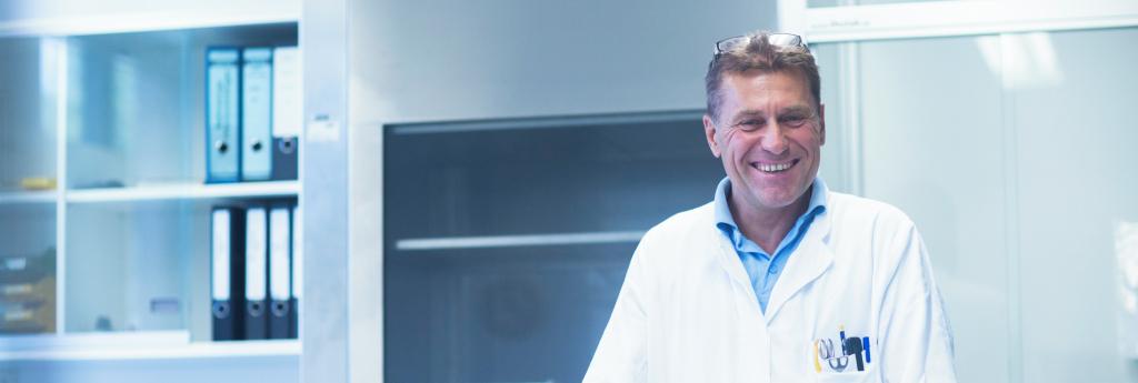 Scientist standing in a laboratory