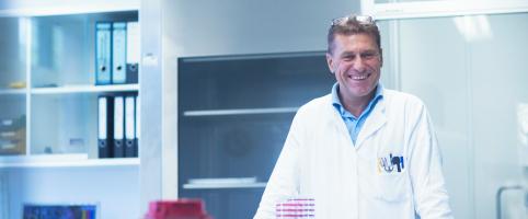 Scientist standing in a laboratory
